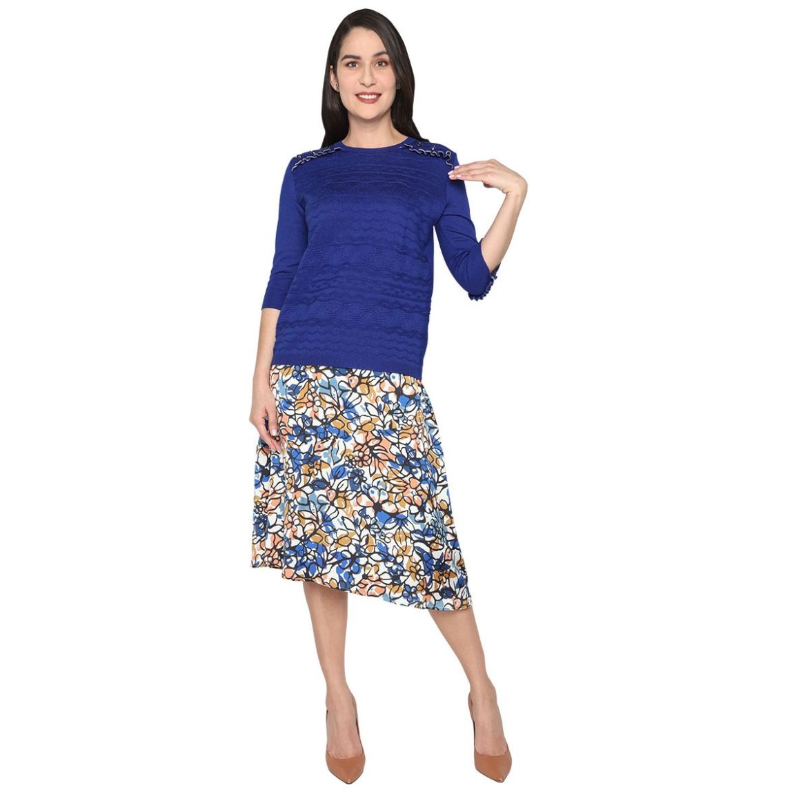 Falda Corte en Ruedo Nottingham Vitos para Mujer