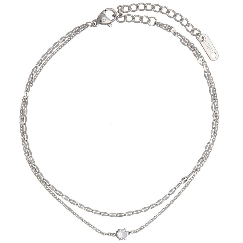 Pulsera Plata Lee Cooper  Cristal