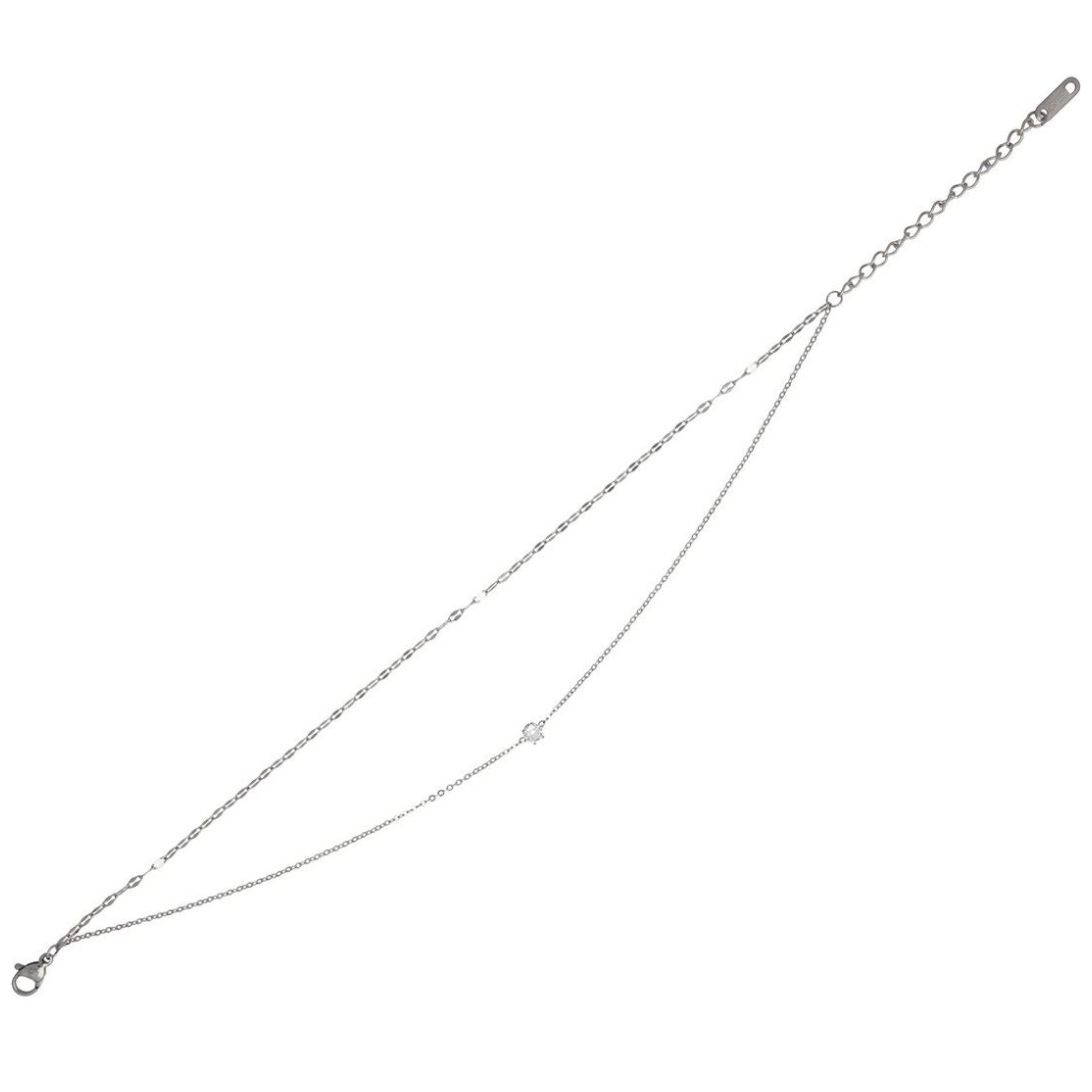 Pulsera Plata Lee Cooper  Cristal