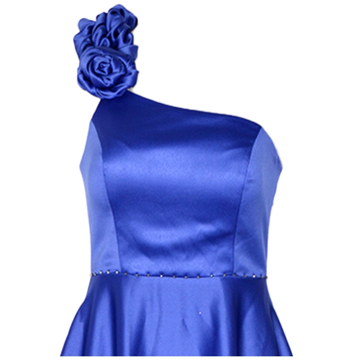 Vestido Largo de Fiesta, con un Solo Hombro, Satinado para Mujer Philosophy Jr Nights