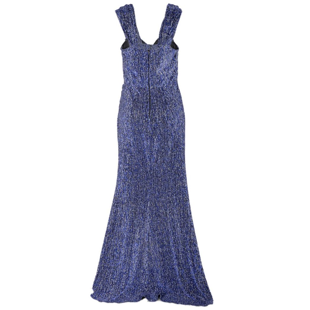 Vestido Largo de Fiesta, Hombro Caído, Metálico, para Mujer Philosophy Jr Nights