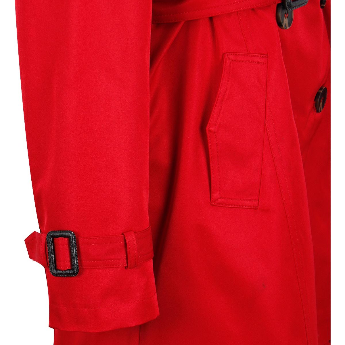 Gabardina Basel Cuello Solapa Diseño Cinta y Botones