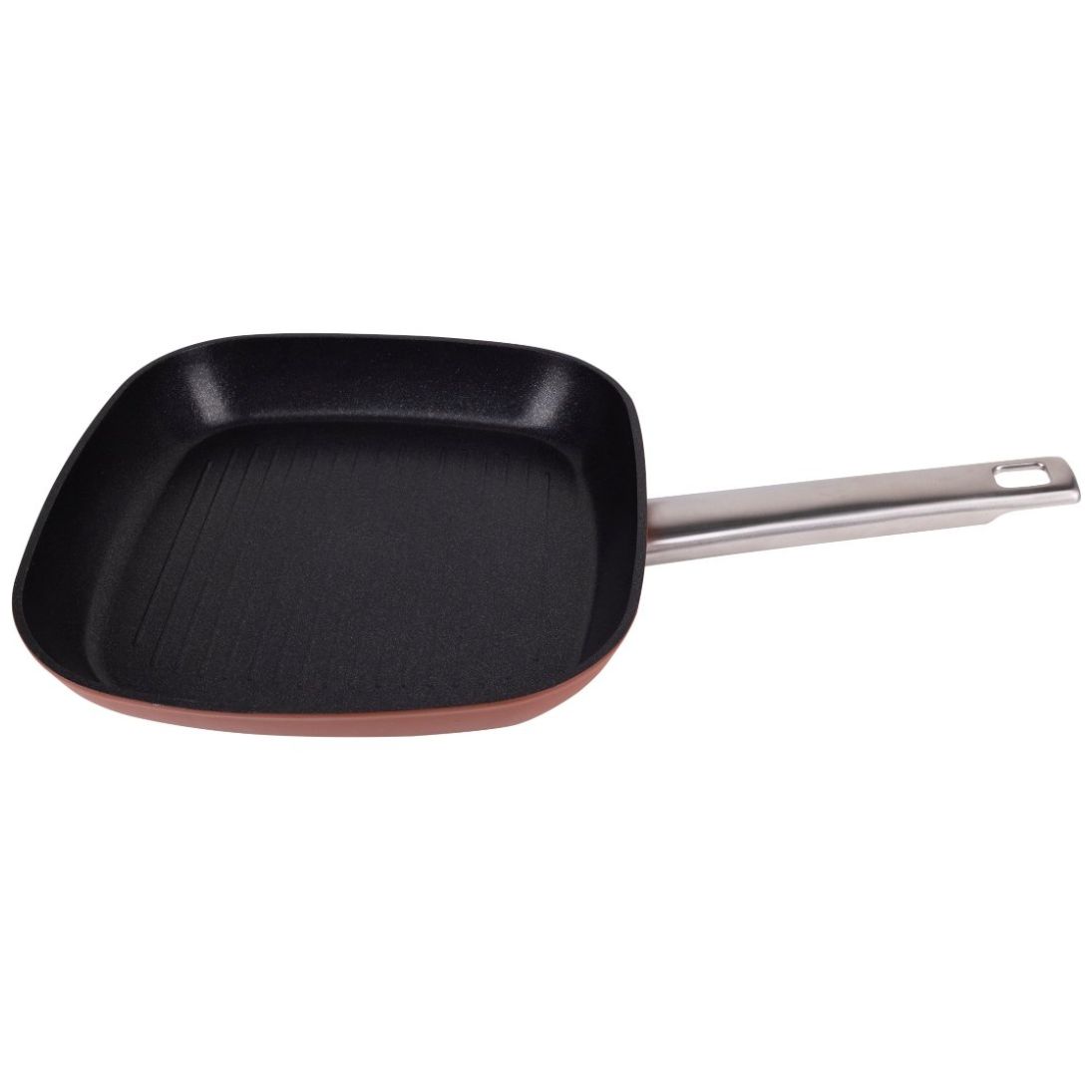 Sartén Grill 24 Cm Aluminio Forjado Agros Bergner