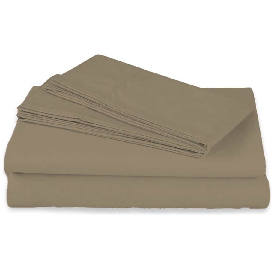 Sábana Kakhi Tacto Bamboo Sense  Spring Air - Matrimonial