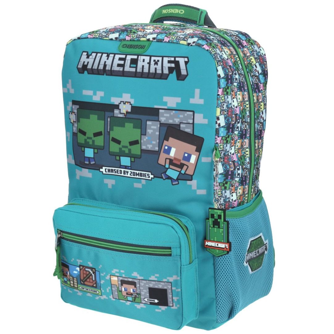 Mochilas de cheap minecraft para escuela