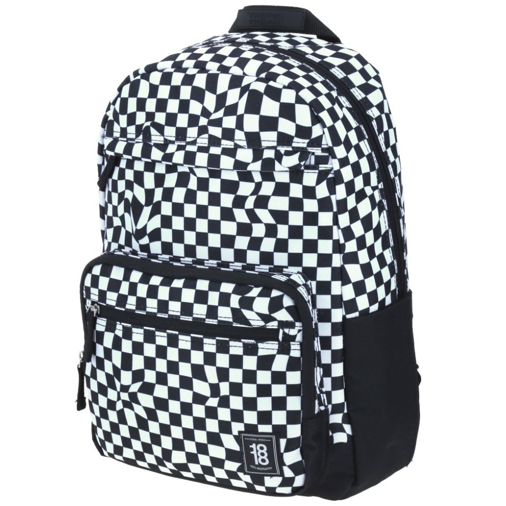 Back Pack Check Juvenil Negro 1818