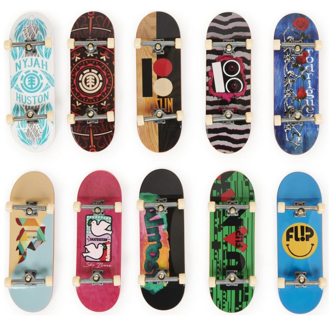 10 Patinetas Mini Coleccionables