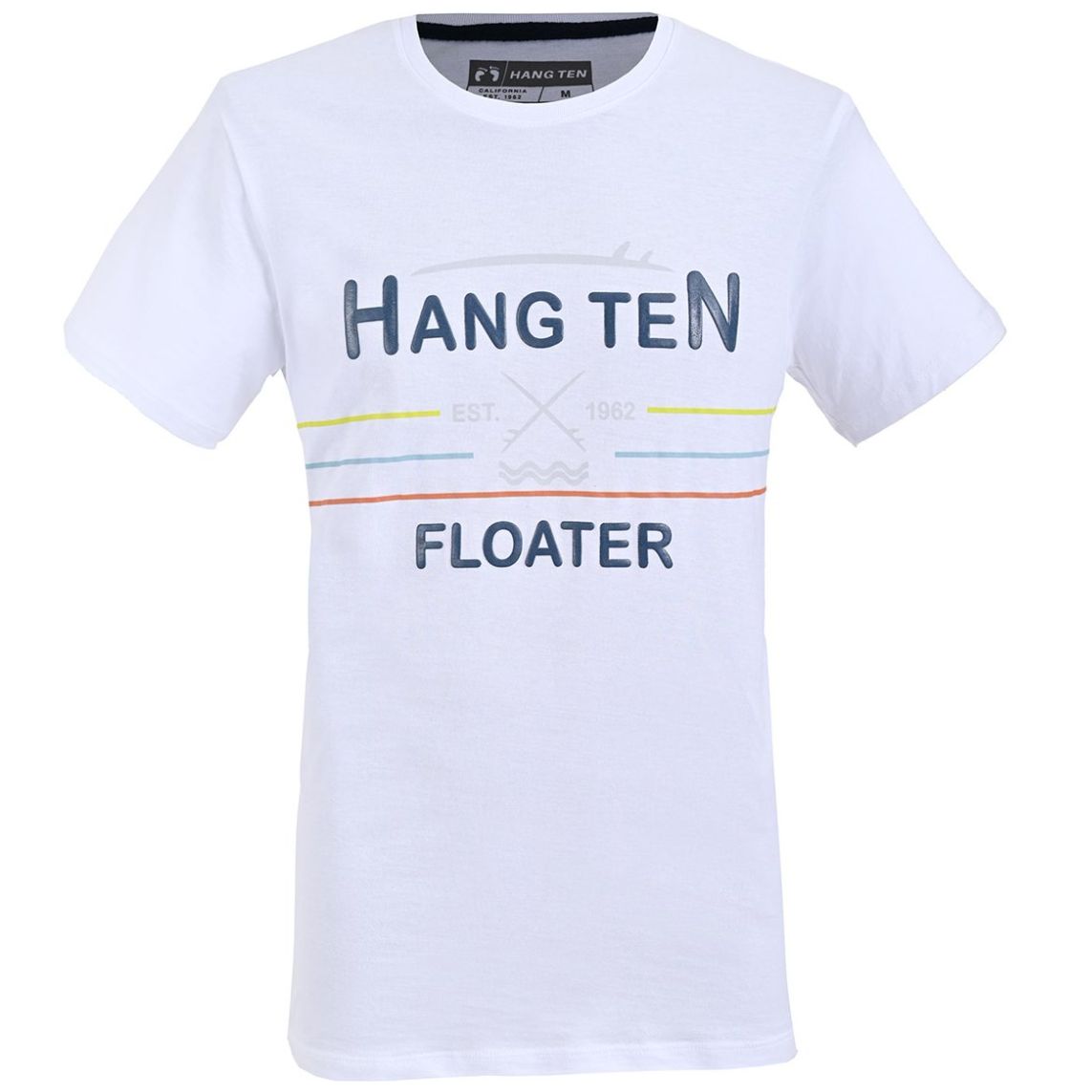 Hang Ten Camiseta de manga larga para hombre