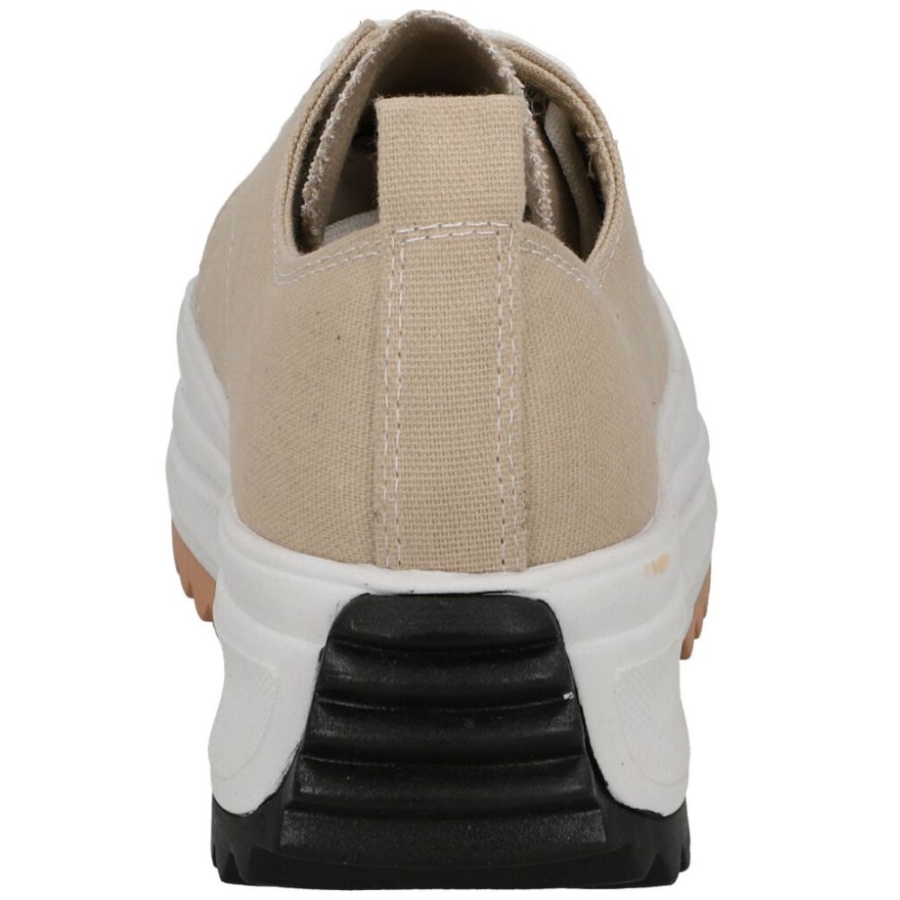 Tenis Beige con Plataforma Ferruzi