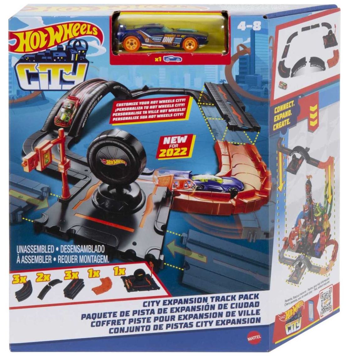 Paquete de Pistas de Juguete Hot Wheels City