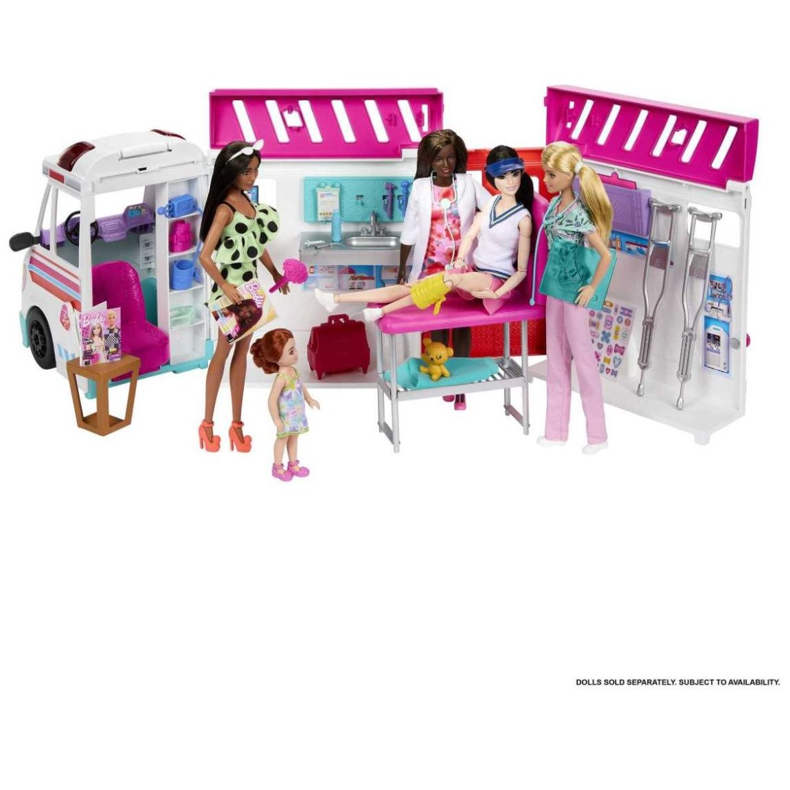 Barbie Profesiones Set de Juego Clínica de Atención Médica