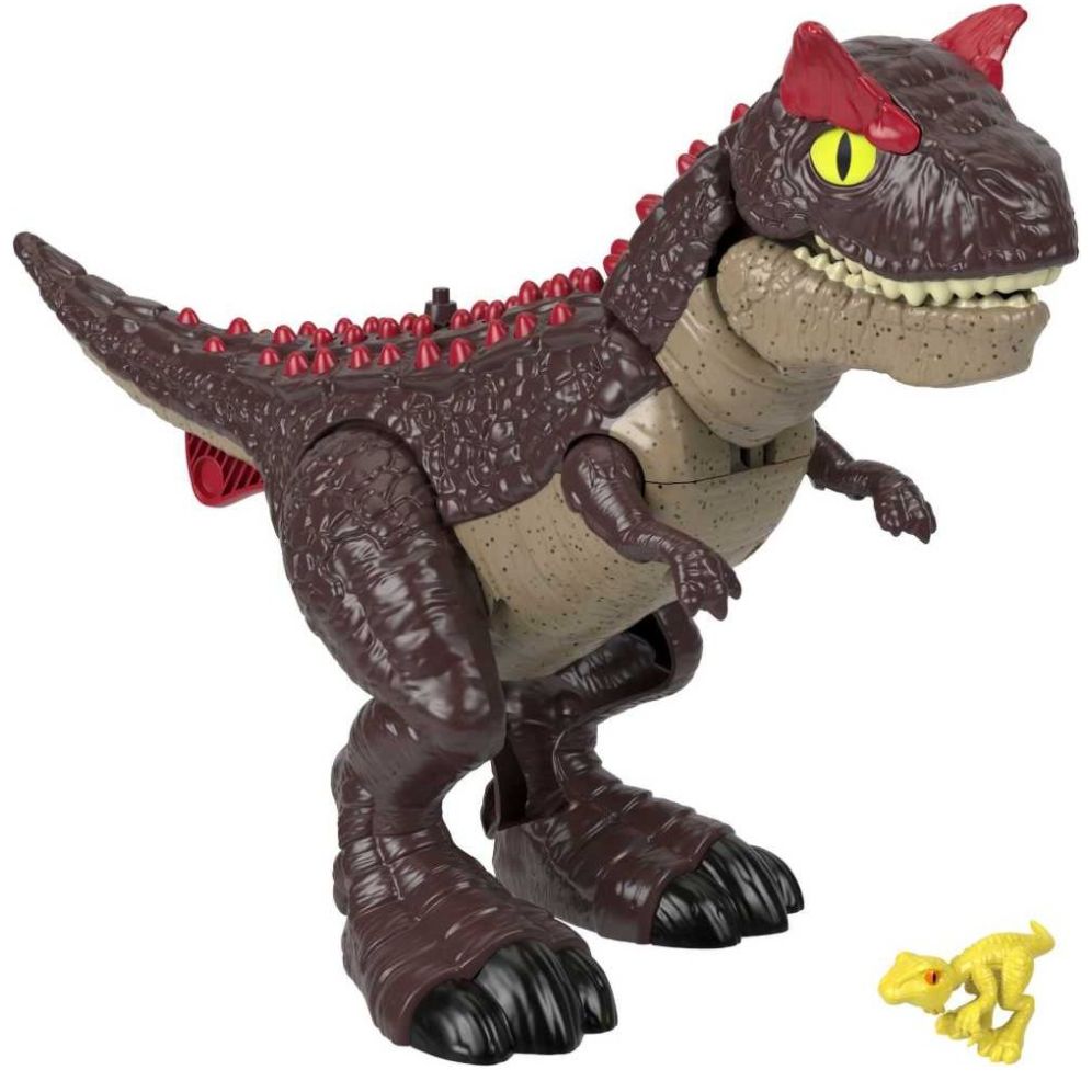 Imaginext Jurassic World Dinosaurio Carnotaurus Modo Defensa