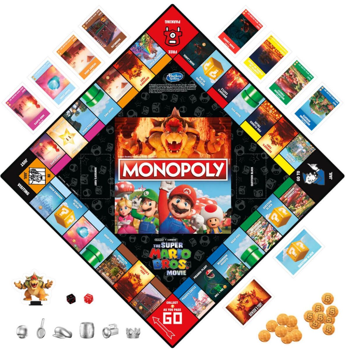 Monopoly The Super Mario Bros Movie Monopoly