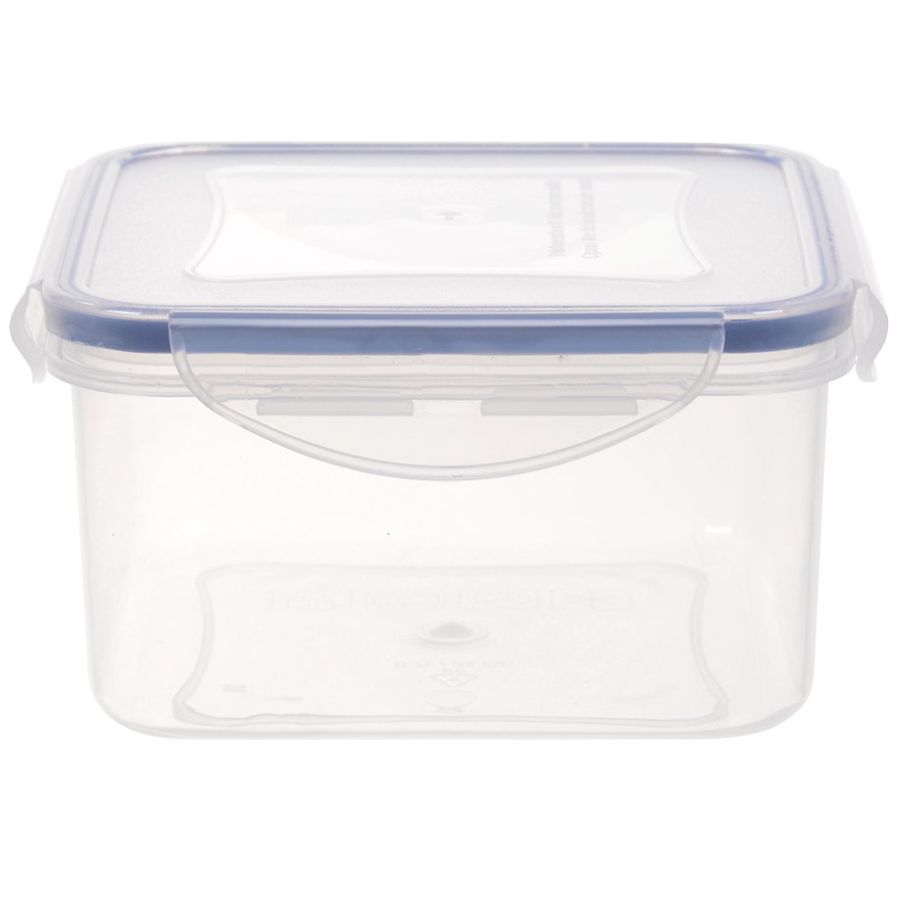 Set de 3 Contenedores Cuadrados de Plástico con Tapa Hermética L&c Home