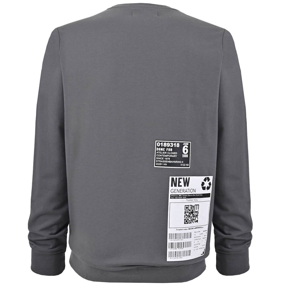 Sudadera Cuello Redondo Estampada Yongster para Hombre