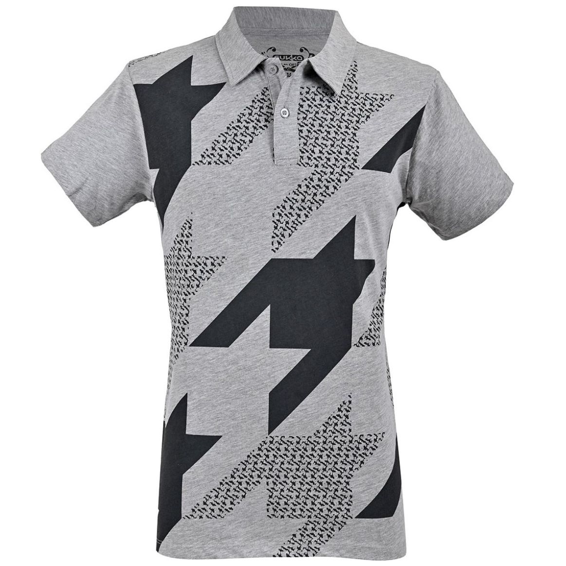 Playera Manga Corta Tipo Polo Fukka para Hombre