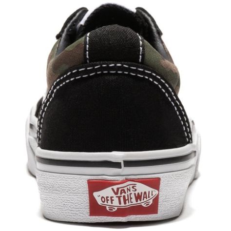 Tenis Yt Ward con Agujeta 18-22 Negro Vans para Niño