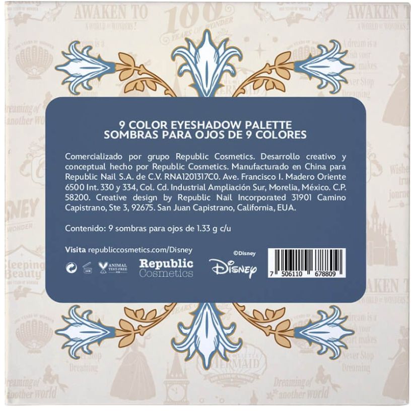 Set de Sombras 9 Colores "cenicienta"