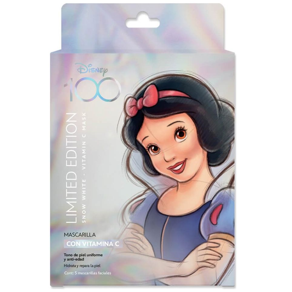 Paquete con 5 Mascarillas Faciales "blanca Nieves"