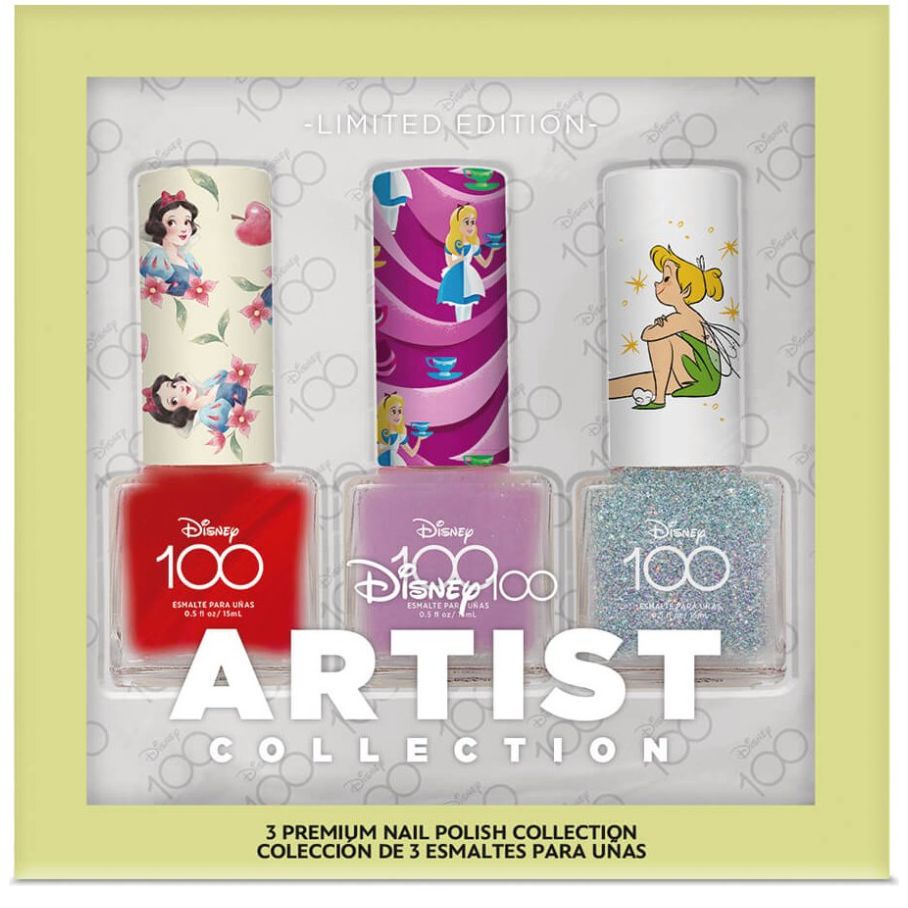 Set de 3 Esmaltes "artistas Mix Disney 100"