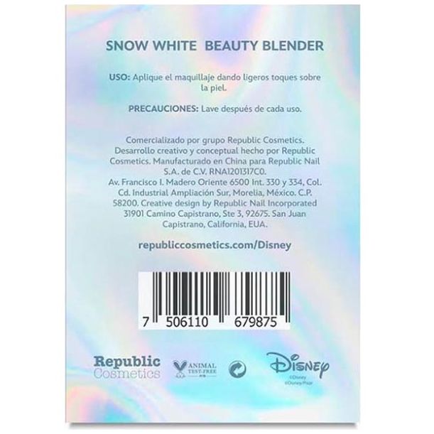 Esponja para Maquillaje "blanca Nieves"