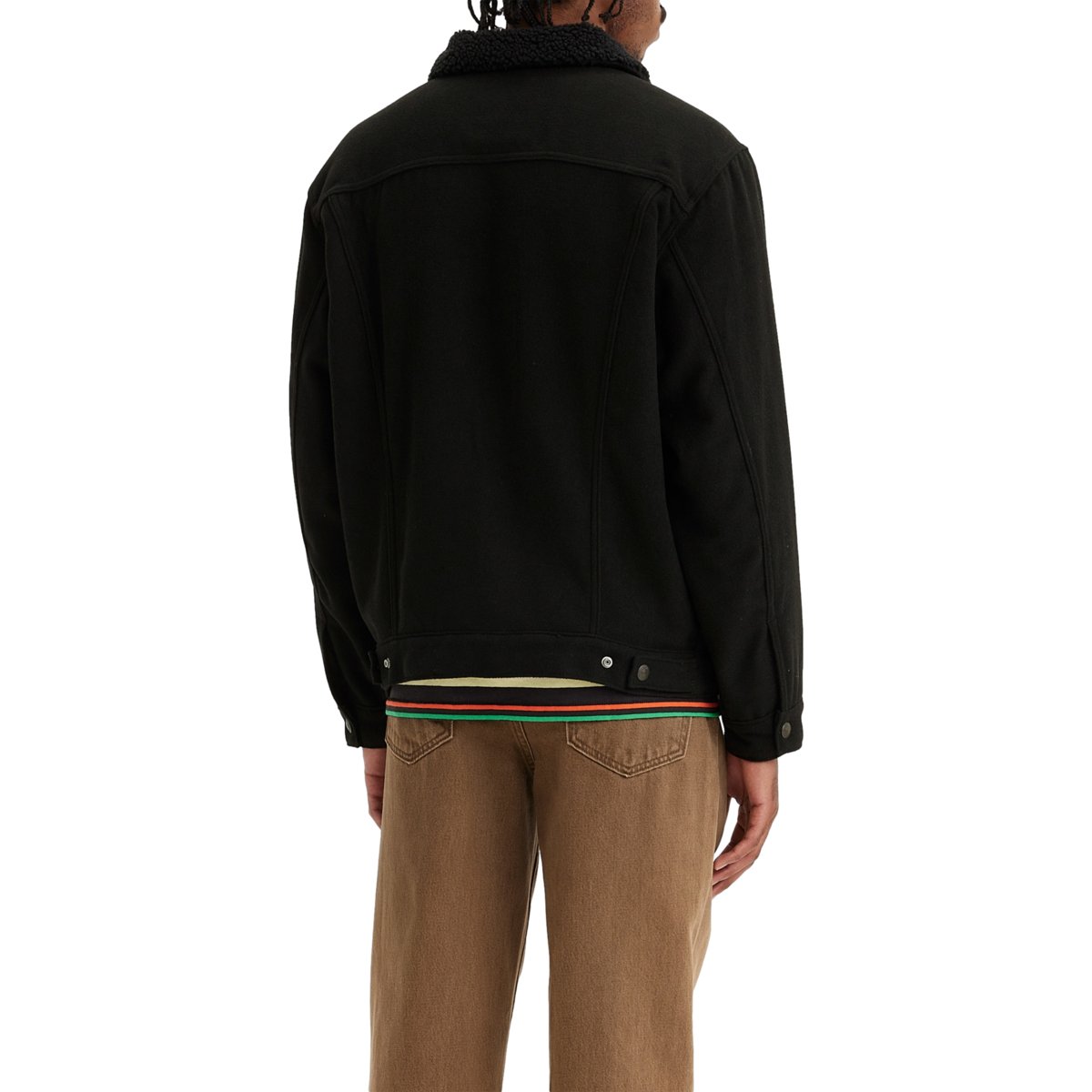 Chamarra Levi's Trucker de Mezclilla Sherpa para Hombre