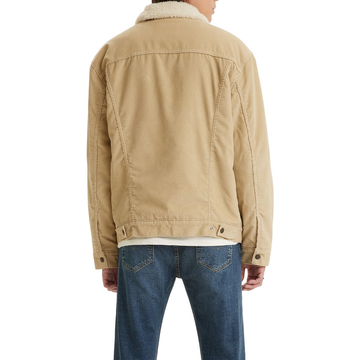 Chamarra Levi's Trucker de Mezclilla Sherpa para Hombre