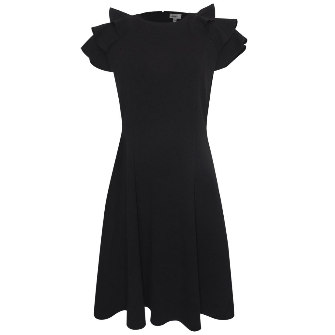Vestido con Olanes Manga Corta Lys Amori