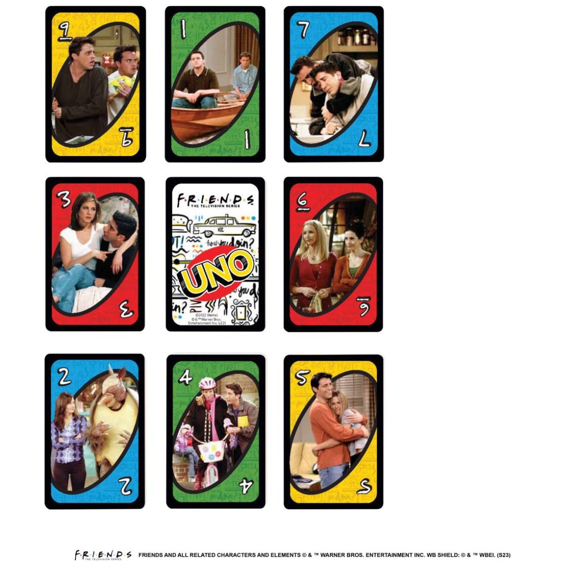 Uno Juego de Cartas Friends