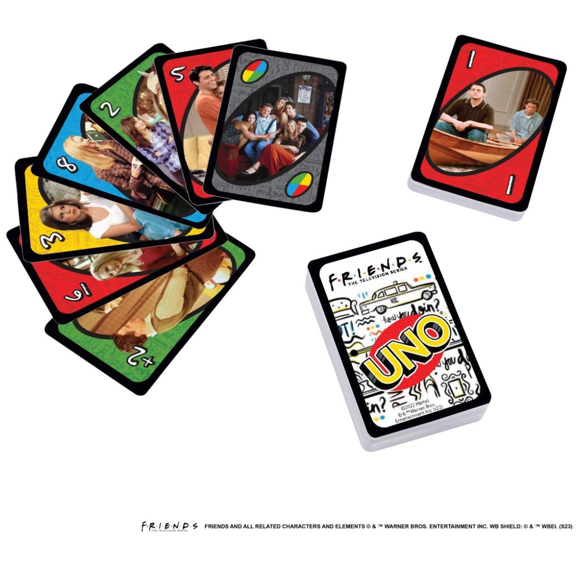 Uno Juego de Cartas Friends