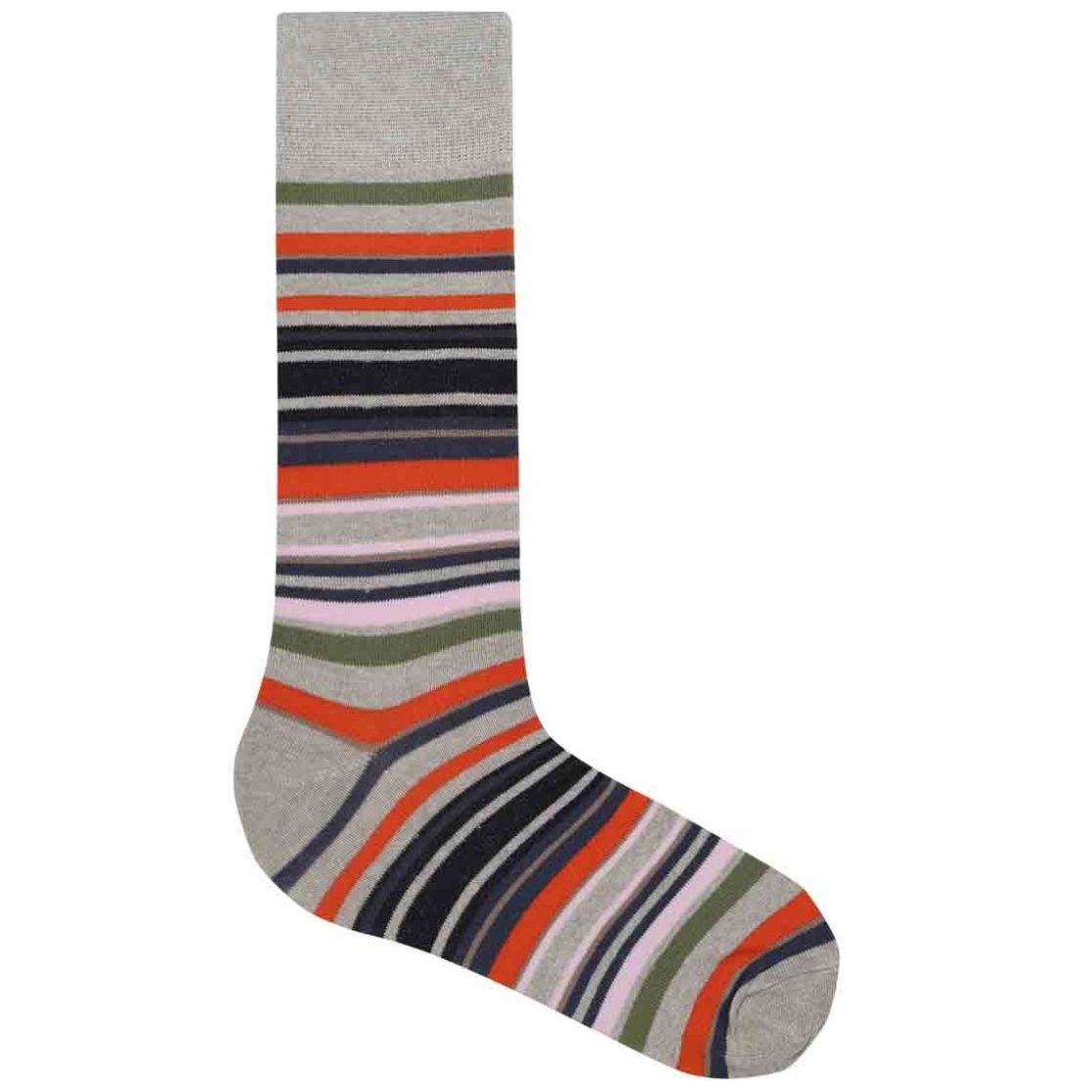Par Calcetín Franjas Vanizadas Carlo Corinto para Hombre