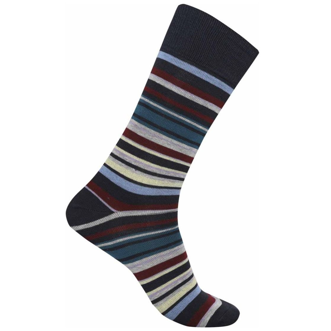 Par Calcetín Franjas Vanizadas Carlo Corinto para Hombre