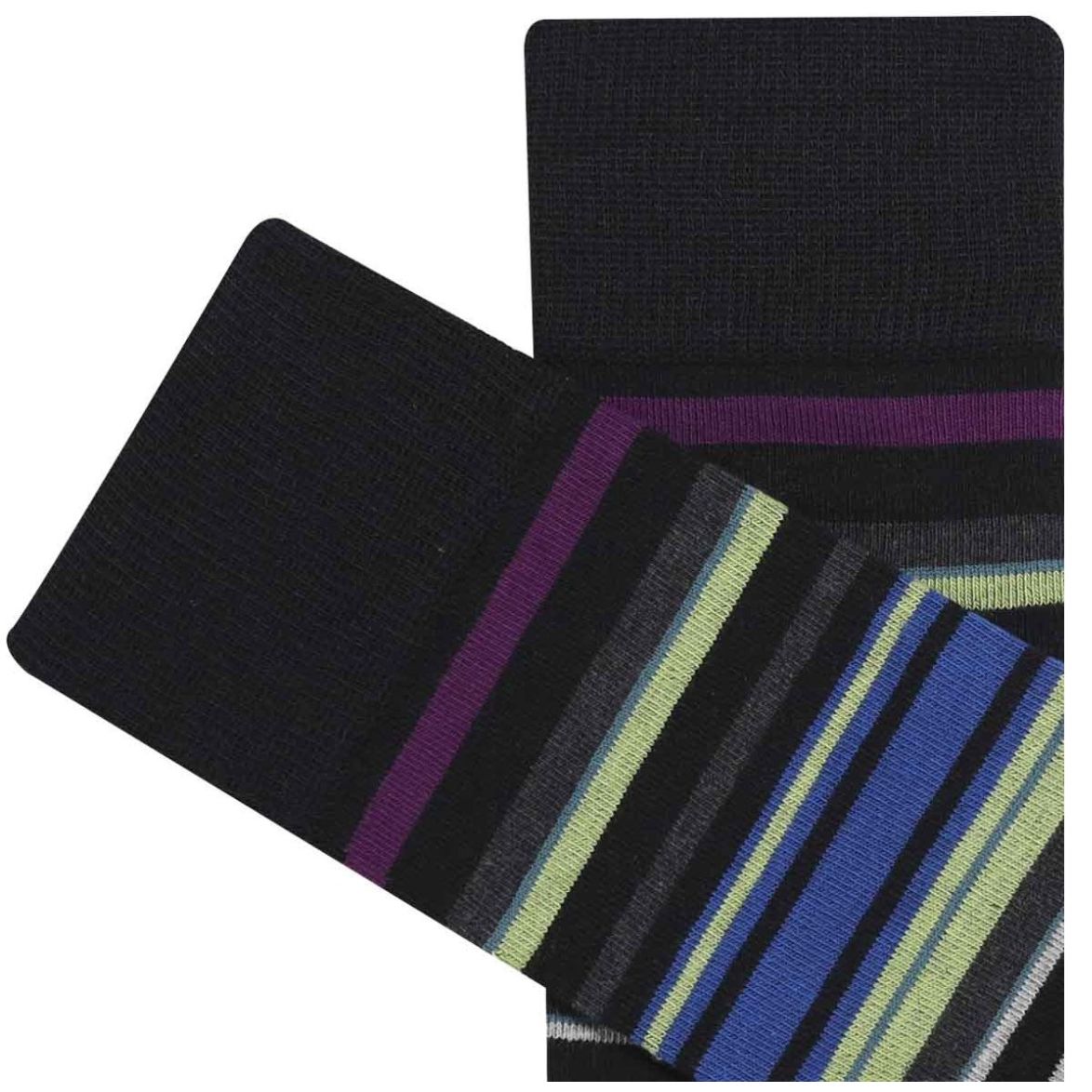 Par Calcetín Franjas Vanizadas Carlo Corinto para Hombre