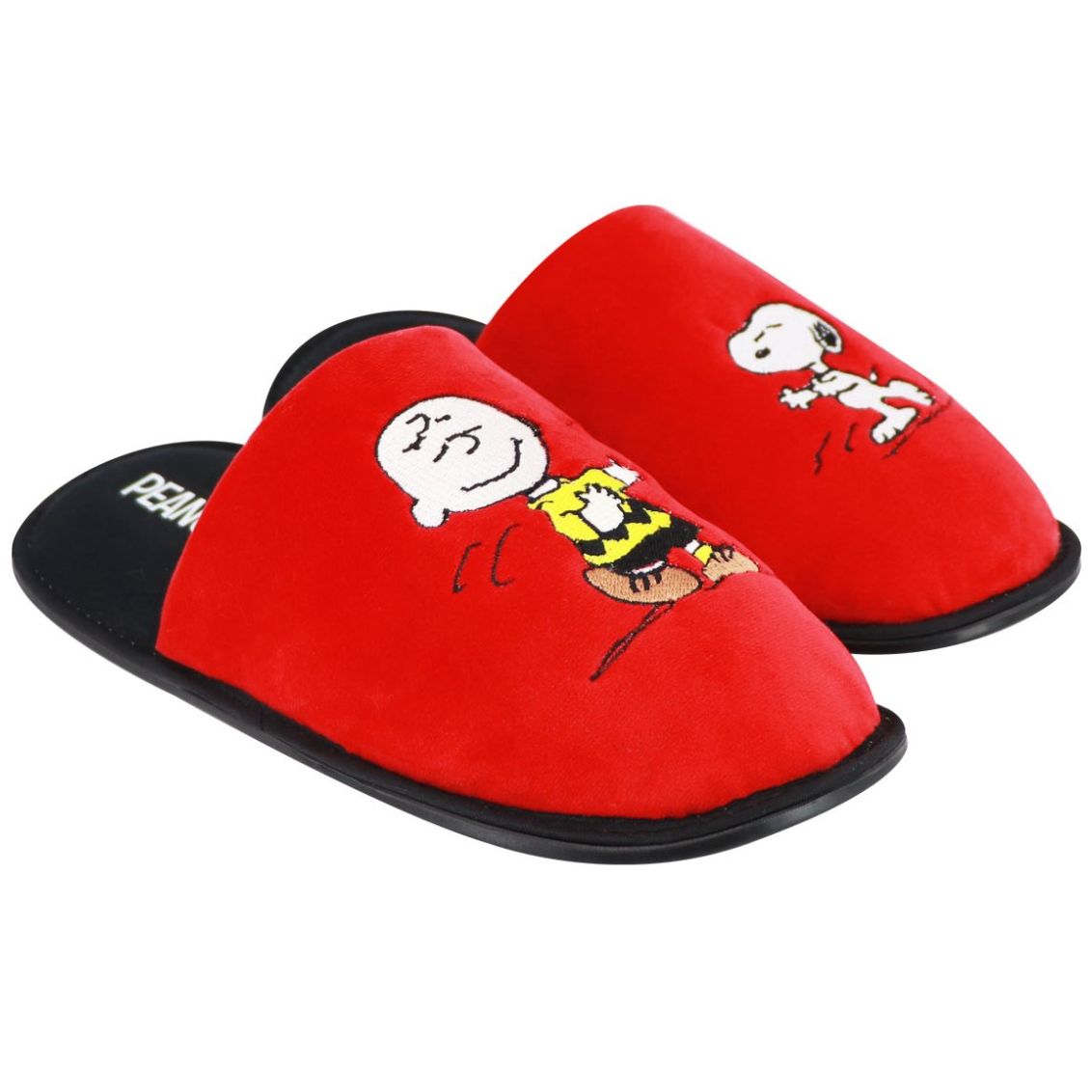 Pantuflas Personajes Peanuts Rojo