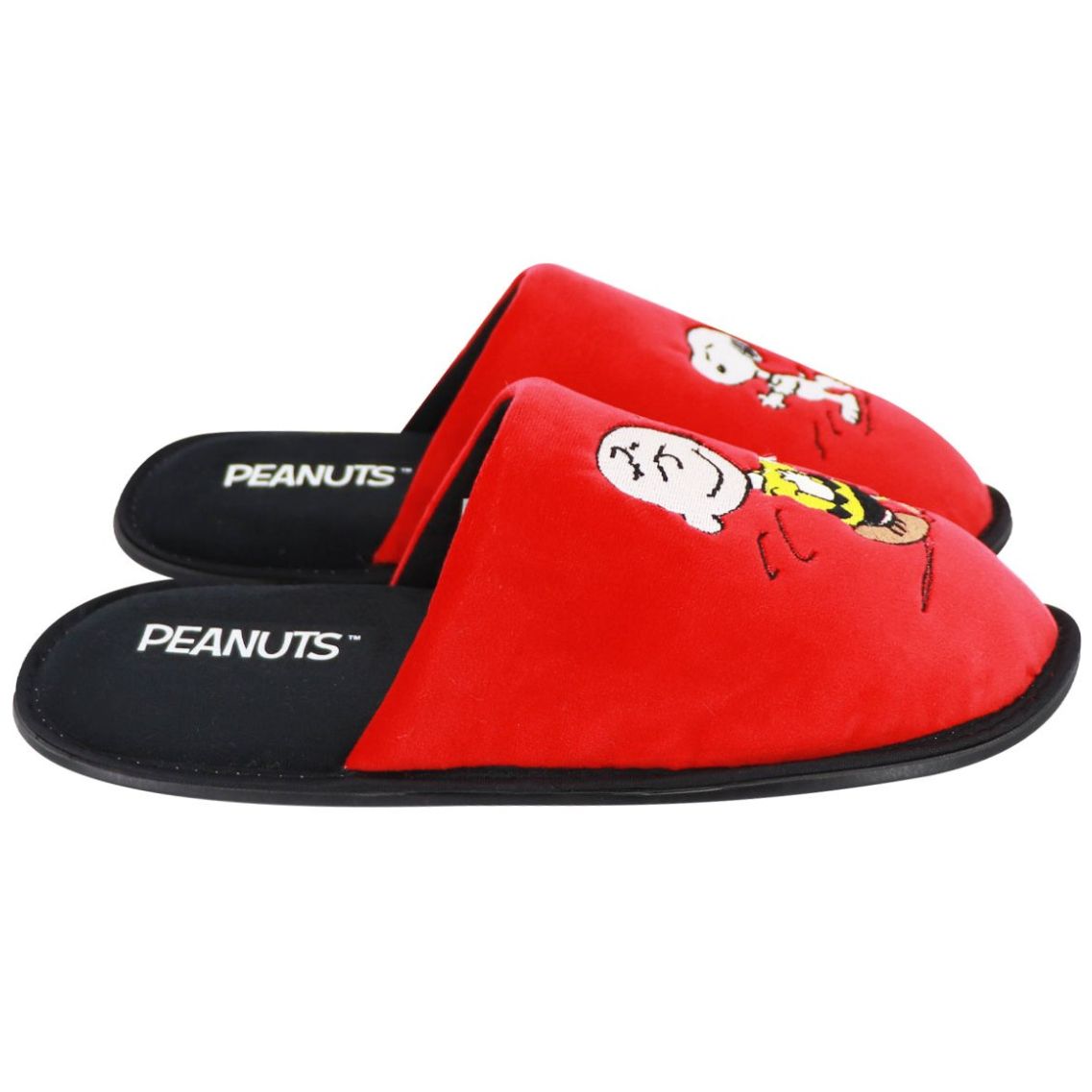 Pantuflas Personajes Peanuts Rojo