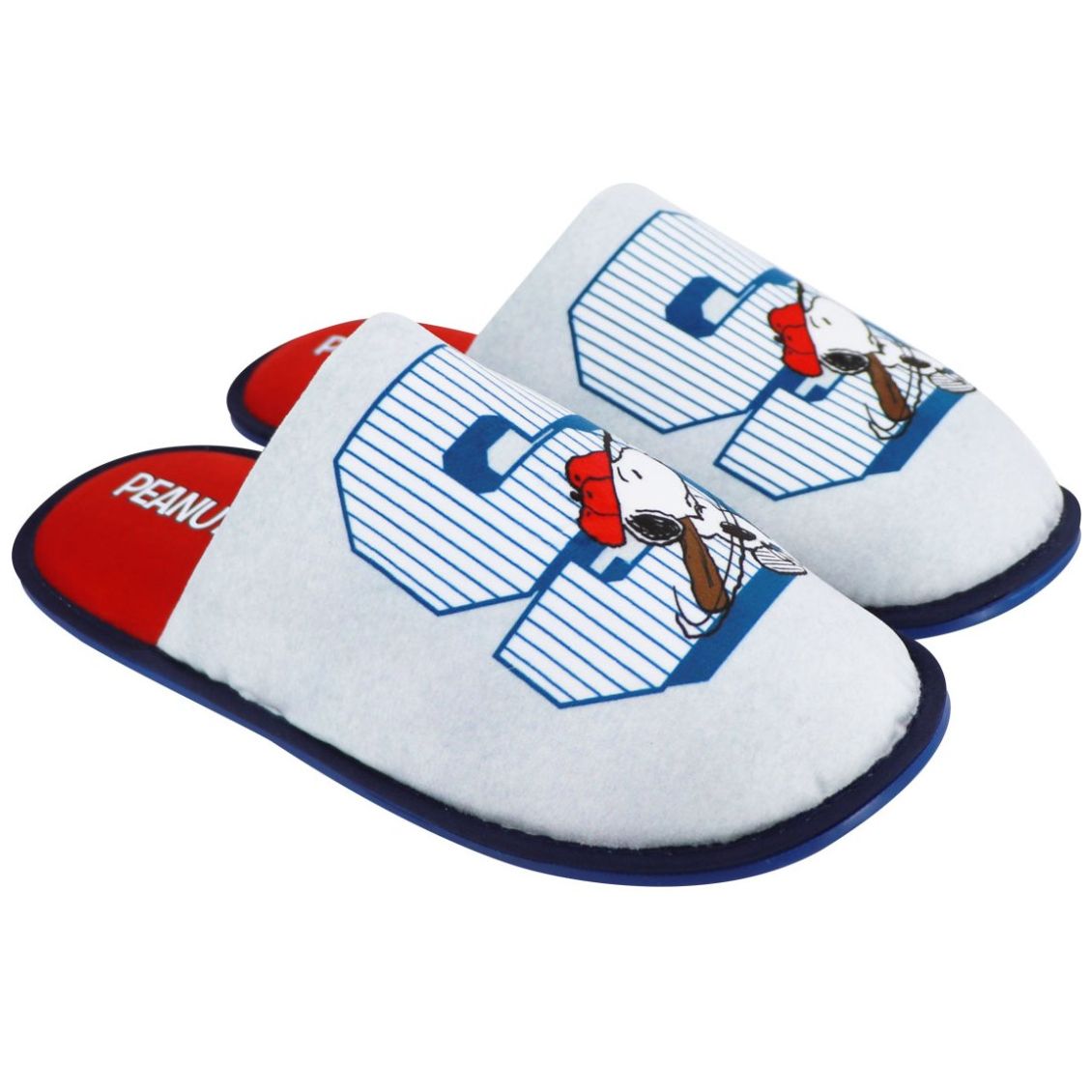 Pantuflas Personajes Peanuts Gris