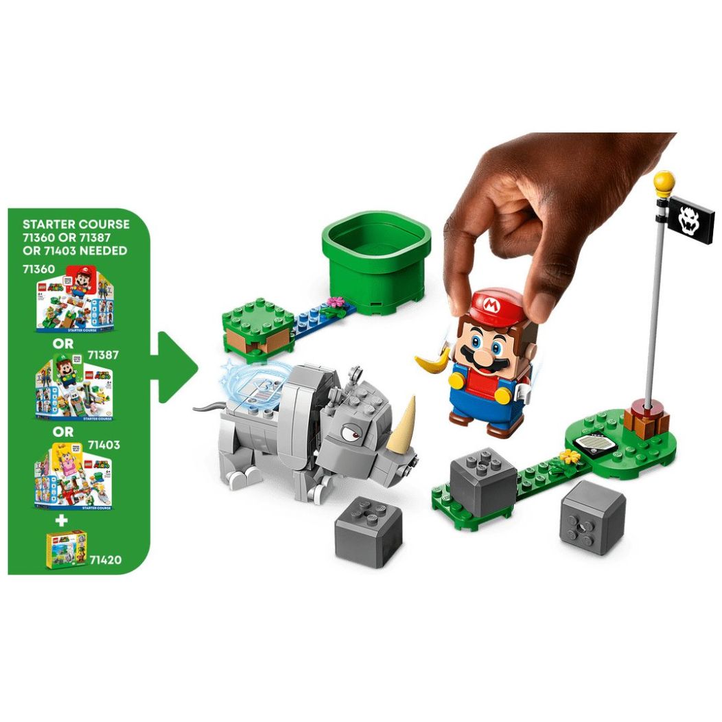 Set de Expansión: Rambi, el Rinoceronte Lego Super Mario