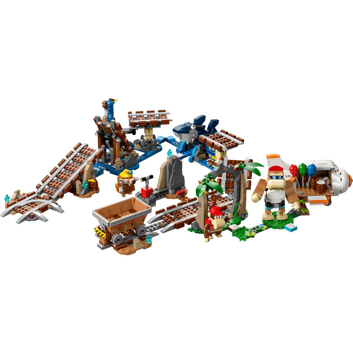 Set de Expansión: Vagoneta Minera de Diddy Kong Lego Super Mario