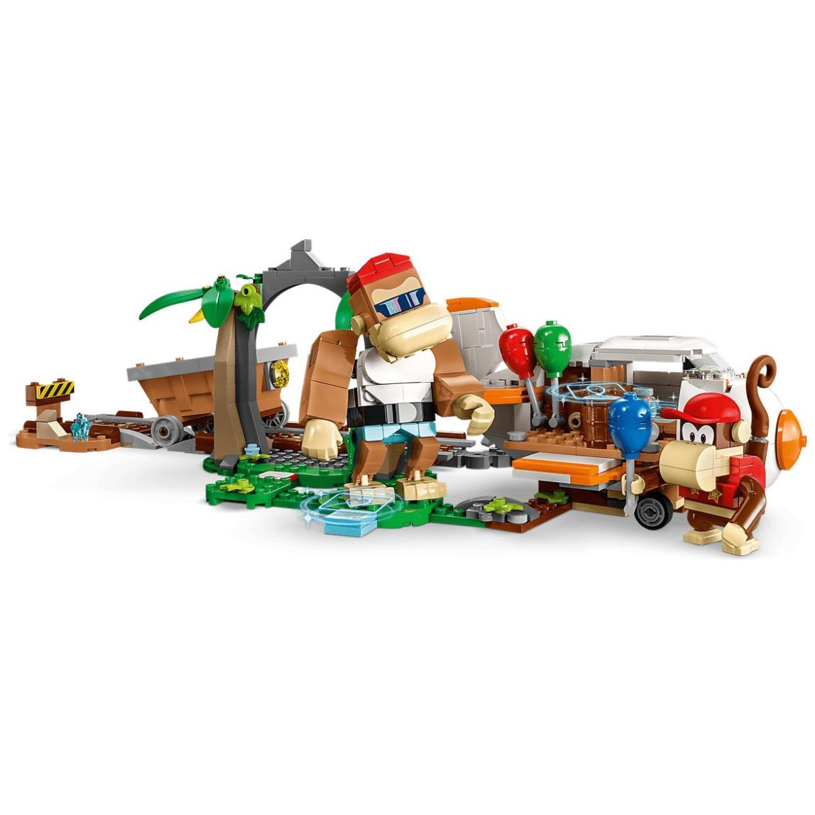 Set de Expansión: Vagoneta Minera de Diddy Kong Lego Super Mario