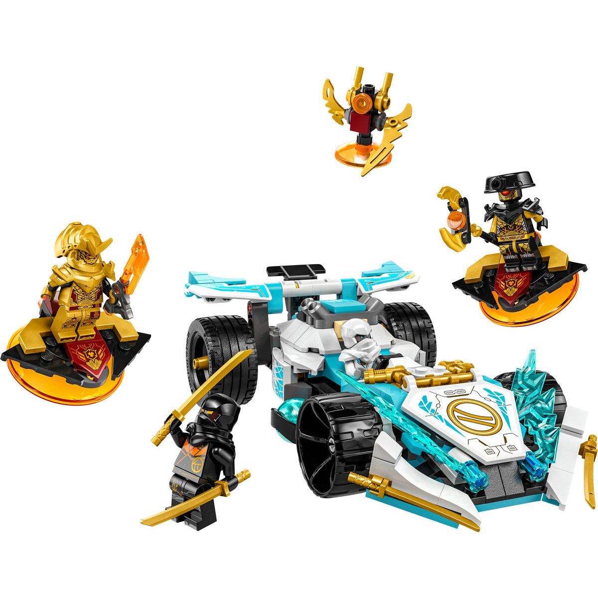 Zane Dragon Power: Auto de Competencia Spinjitzu Lego Ninjago