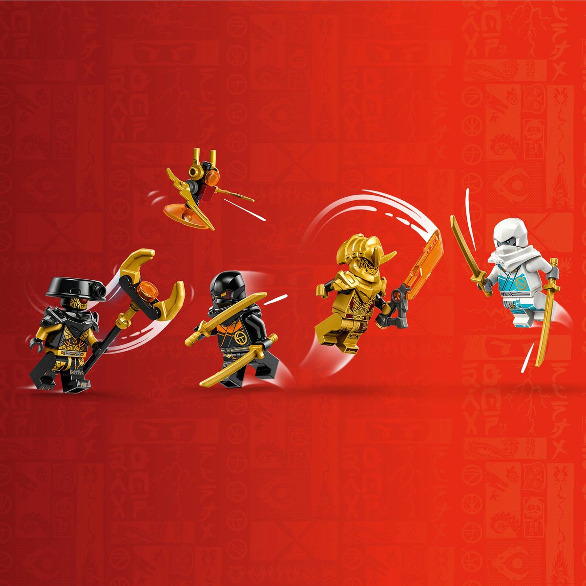 Zane Dragon Power: Auto de Competencia Spinjitzu Lego Ninjago