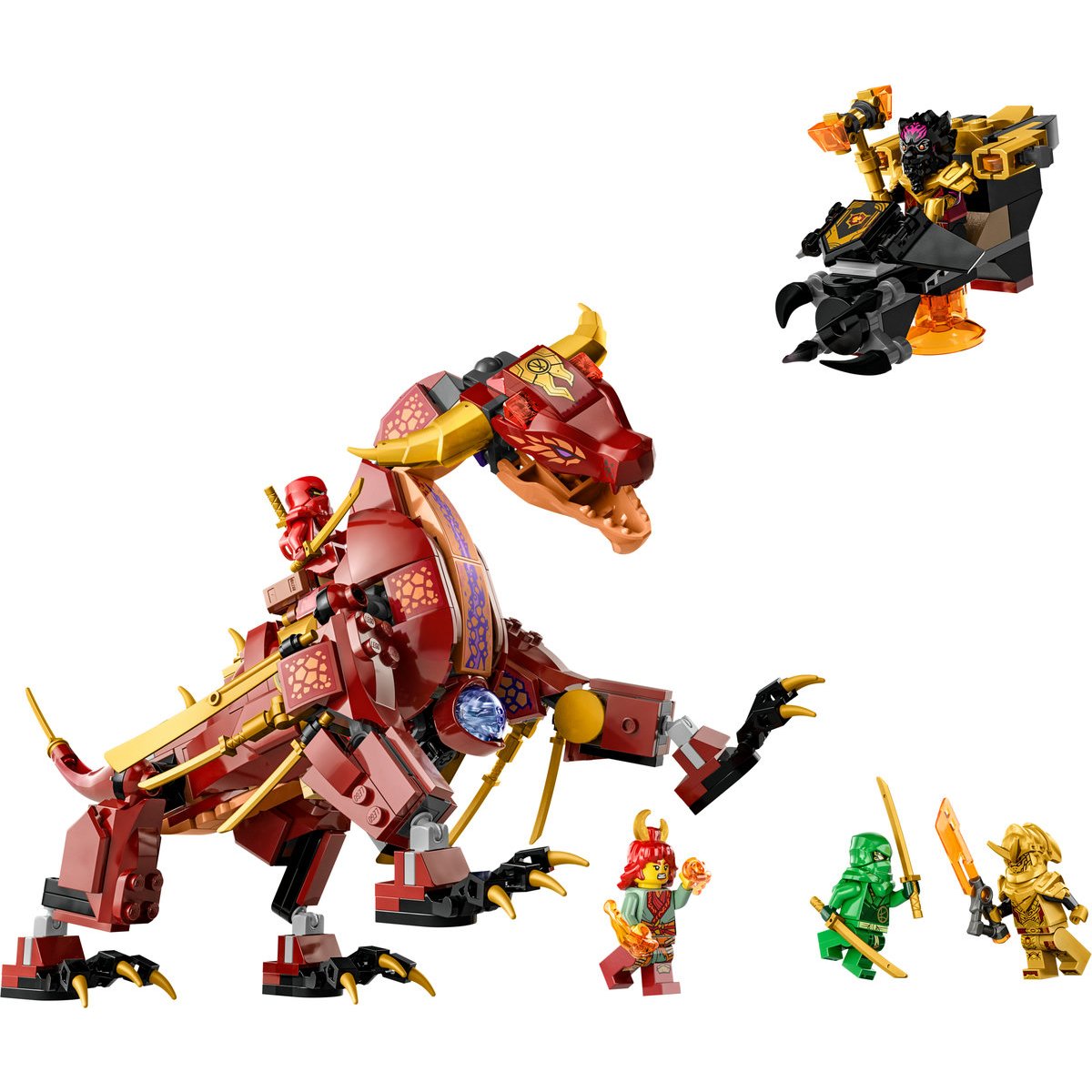 Dragón de Lava Transformable de Heatwave Lego Ninjago