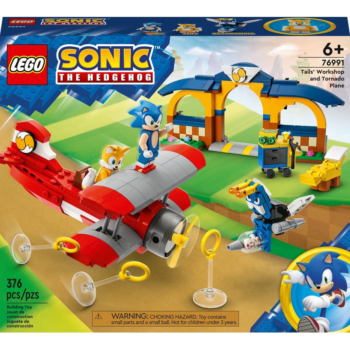 Taller y Avión Tornado de Tails Lego Sonic The Hedgehog™