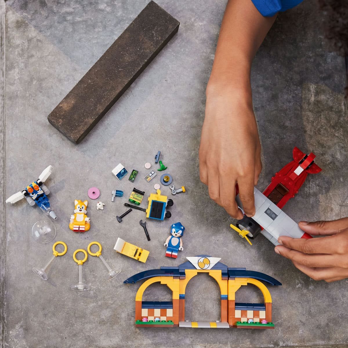Taller y Avión Tornado de Tails Lego Sonic The Hedgehog™