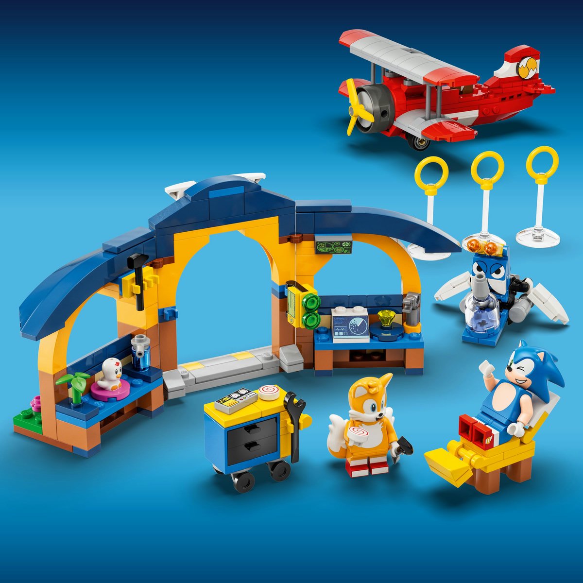 Taller y Avión Tornado de Tails Lego Sonic The Hedgehog™