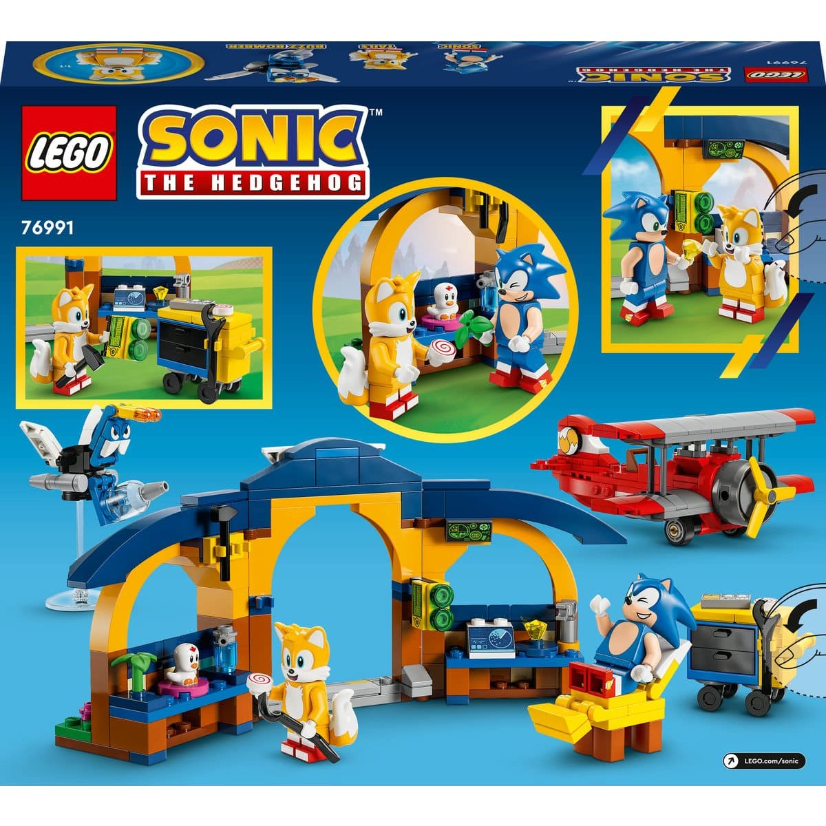 Taller y Avión Tornado de Tails Lego Sonic The Hedgehog™