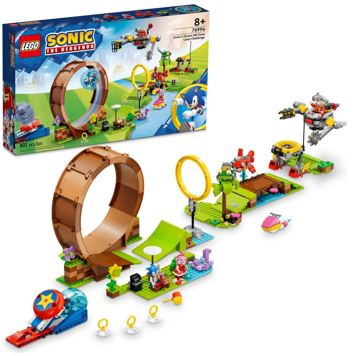 Sonic: Desafío Del Looping de Green Hill Zone Lego Sonic The Hedgehog™