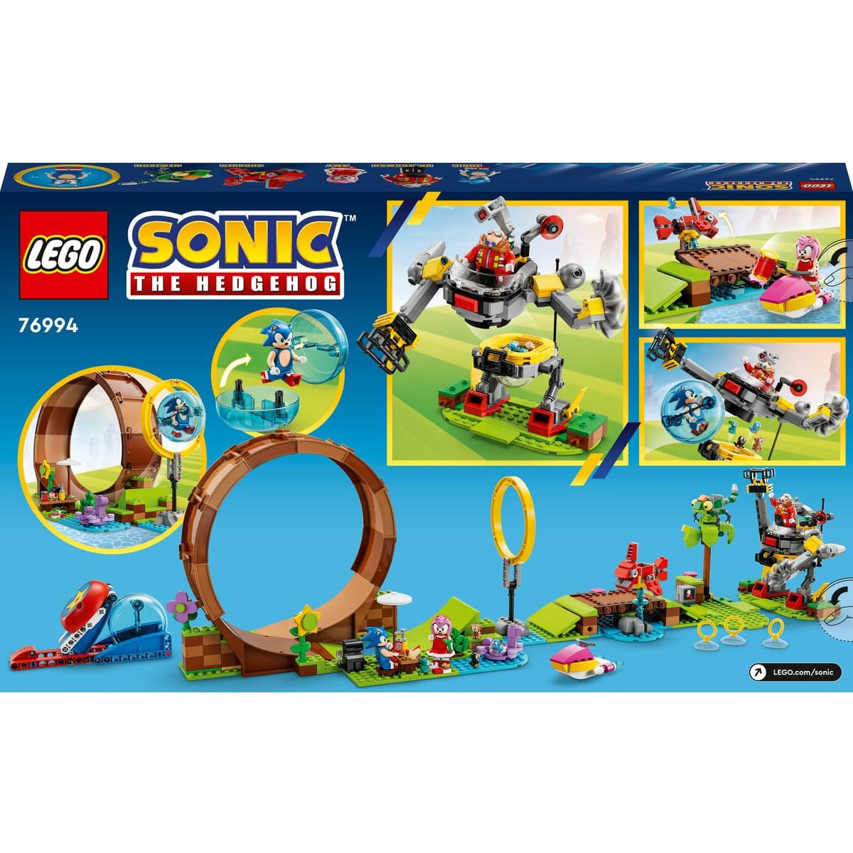 Sonic: Desafío Del Looping de Green Hill Zone Lego Sonic The Hedgehog™