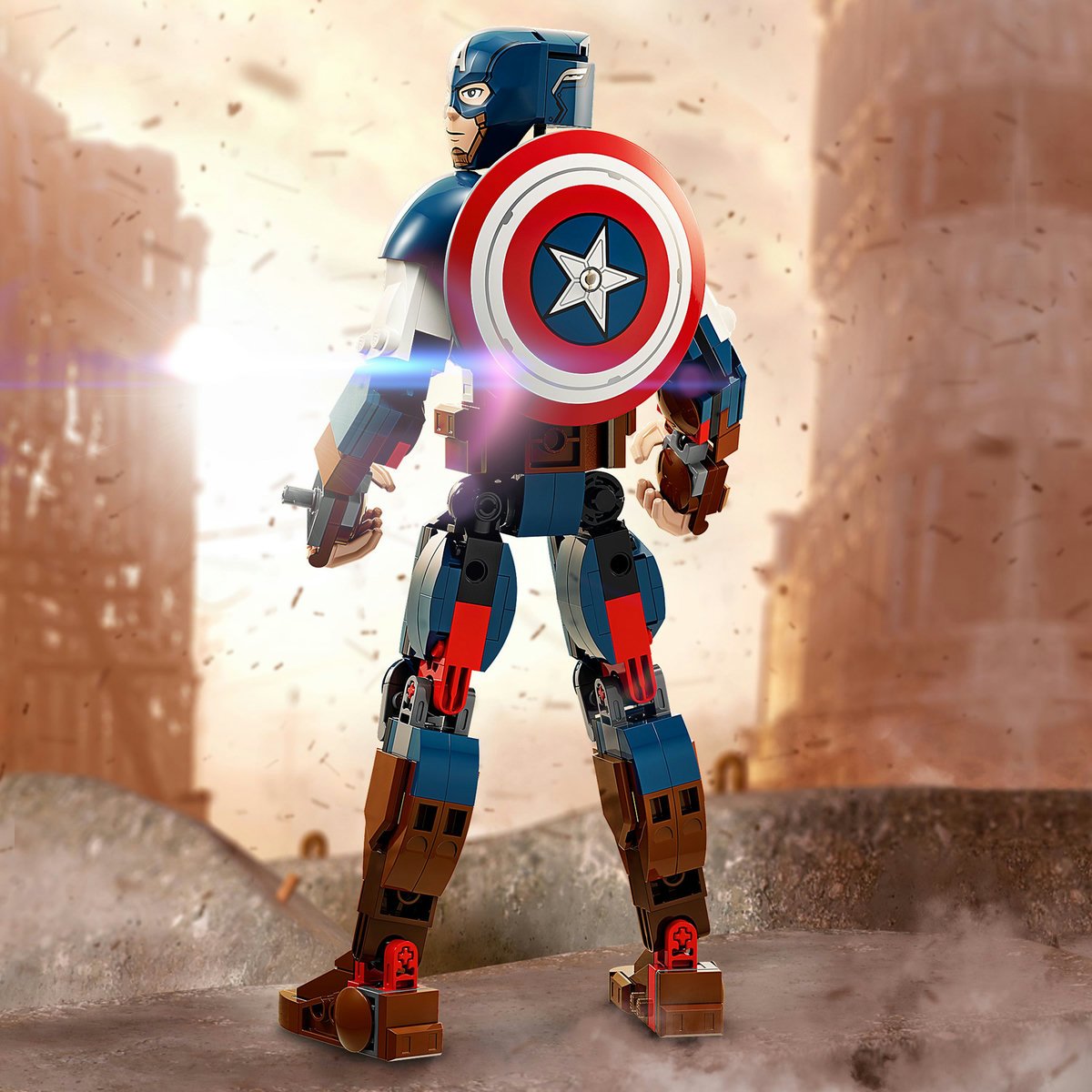 Figura para Construir: Capitán América Lego Super Heroes Marvel