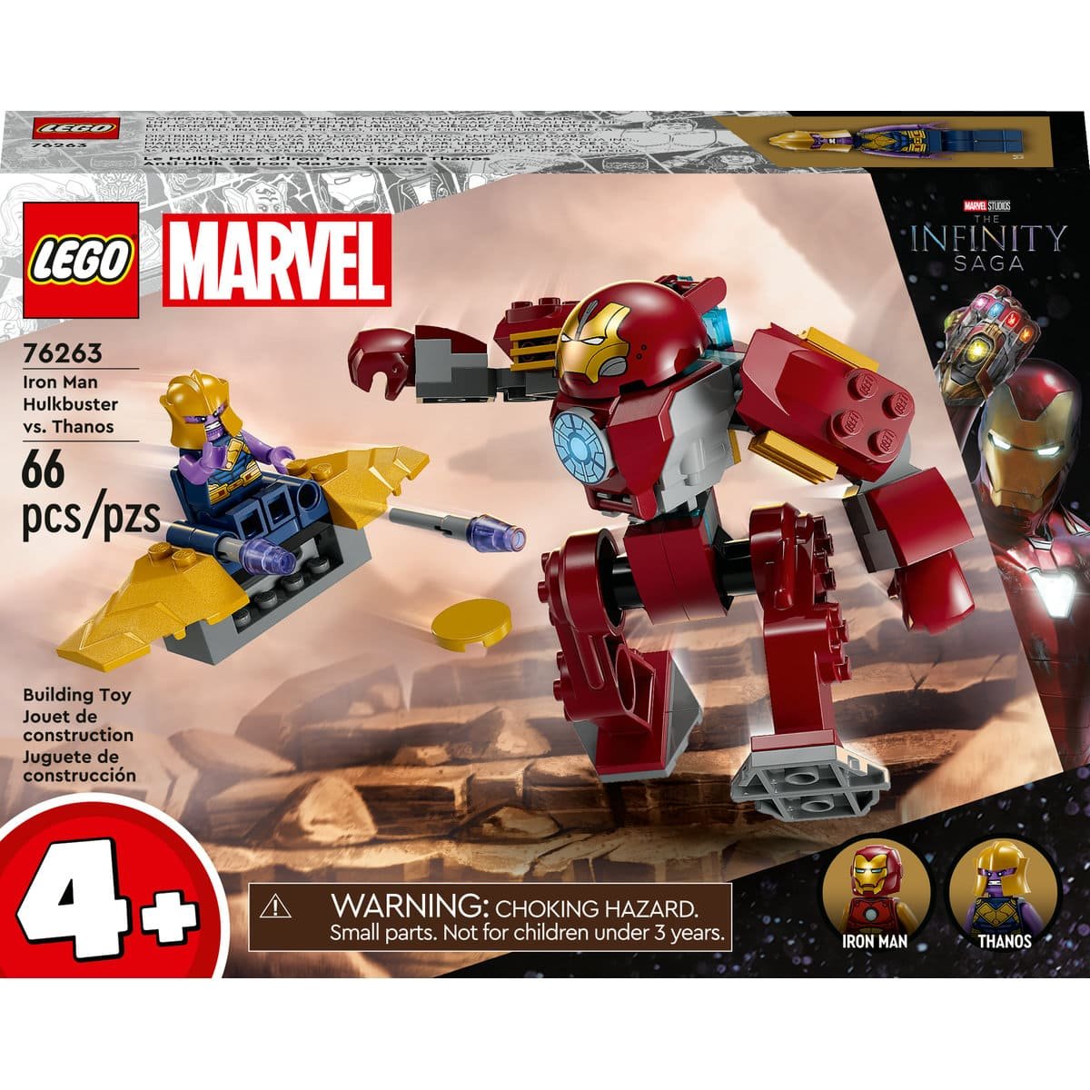 Anti-Hulk de Iron Man Vs. Thanos Lego Super Heroes Marvel